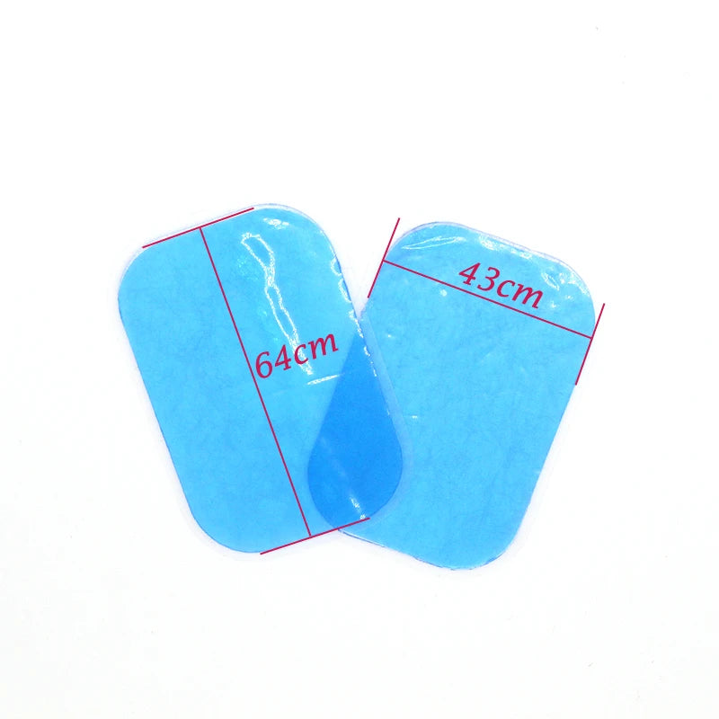 **Achieve Peak Performance: 4x6cm EMS Muscle Stimulator Gel Pads - Perfect Accessory for Intense Workouts & Soothing Recovery Sessions!**