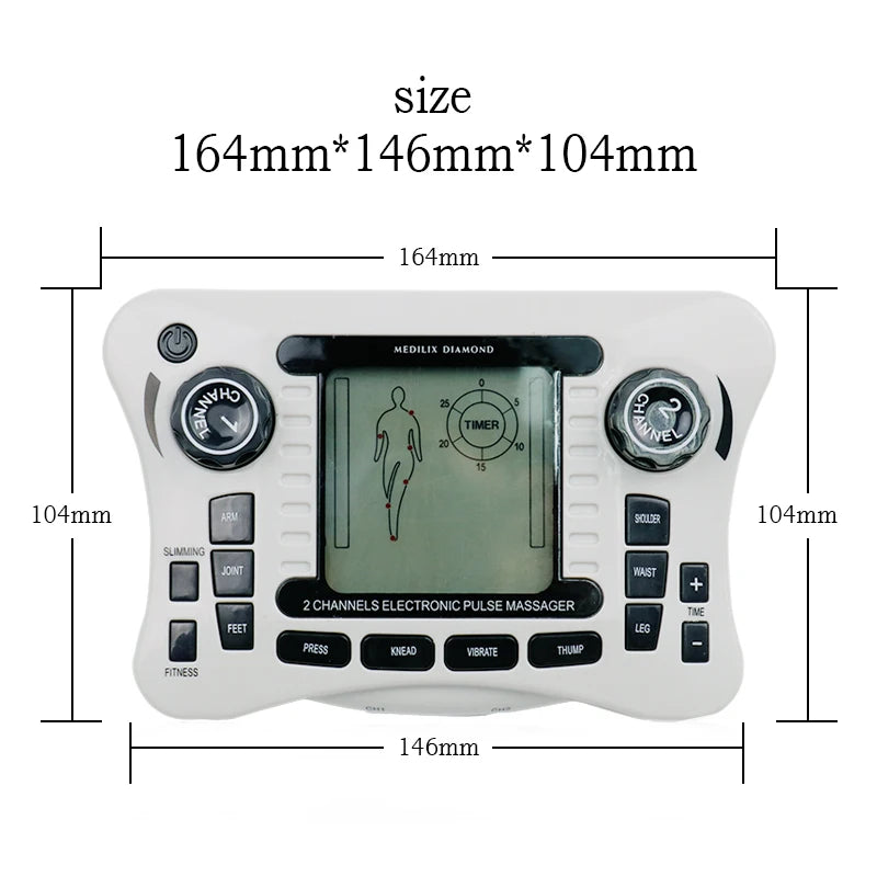 **Experience Next-Level Relief: Gen4 Pro 12-Mode EMS Muscle Stimulator | Electric Tens Pulse Massager for Weight Loss, Pain Management & Acupuncture Benefits!**