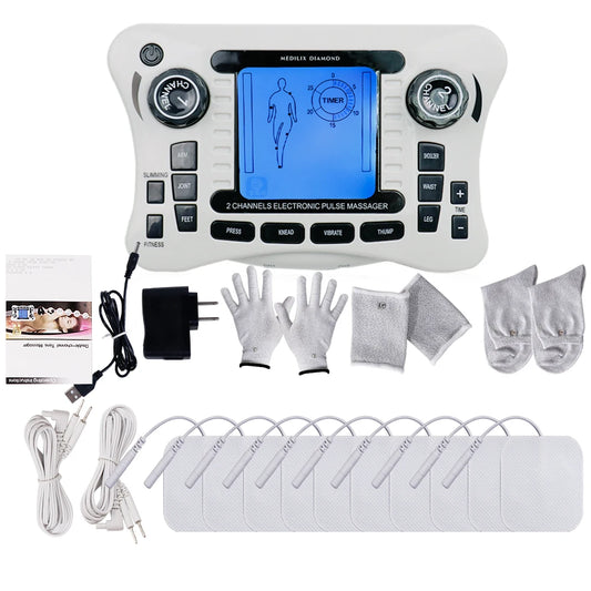 **Experience Next-Level Relief: Gen4 Pro 12-Mode EMS Muscle Stimulator | Electric Tens Pulse Massager for Weight Loss, Pain Management & Acupuncture Benefits!**