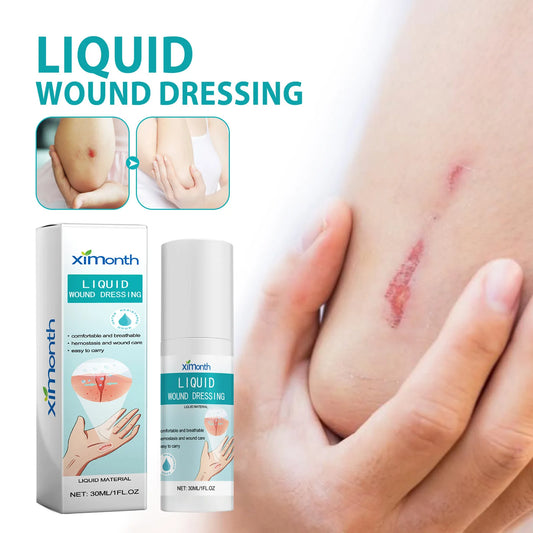 **Fast-Acting Liquid Bandage Spray: Enhance Skin Recovery from Wounds & Bruising | Waterproof Protection That Breathe Easy!**