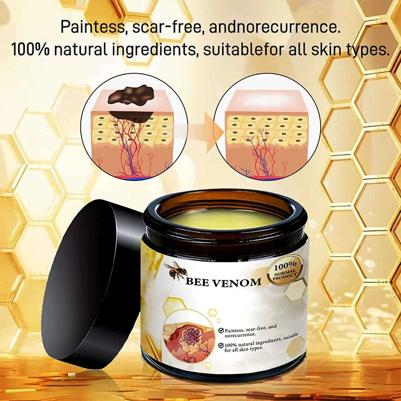 **Experience the Power of Nature: 60ml Bee Venom Skin Care Cream – Intensive Repair for Dry, Itchy Skin on Hands and Feet!**