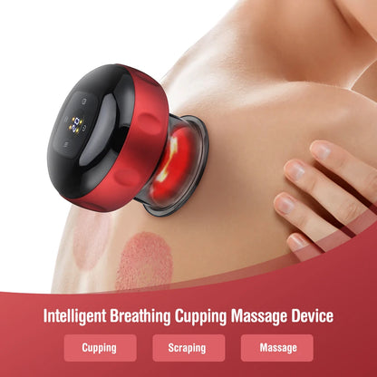 **Revolutionary Smart Electric Cupping Device - Elevate Your Wellness with Heating & Suction for Ultimate Fatigue Relief & Radiant Skin!**