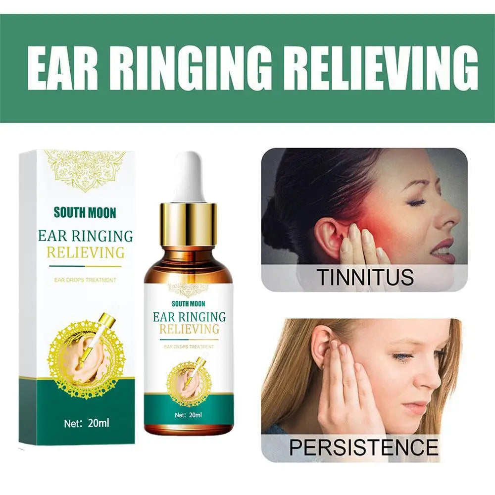 **Herbal Ear Drops for Tinnitus Relief – Combat Ringing, Discharge & Swelling Naturally – Embrace Clear Hearing with Ancient Chinese Remedies**