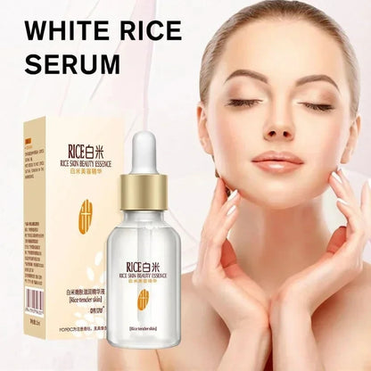 **Youthful Glow White Rice Serum - Target Wrinkles & Enlarged Pores! Brightening Formula for Radiant Skin Care That Rejuvenates and Restores Confidence**