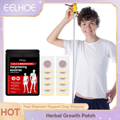 "Achieve New Heights Naturally with Herbal Body Growth Patches! Innovative Foot Stickers for Enhanced Height in Adults & Children – Step into a Taller Future!"