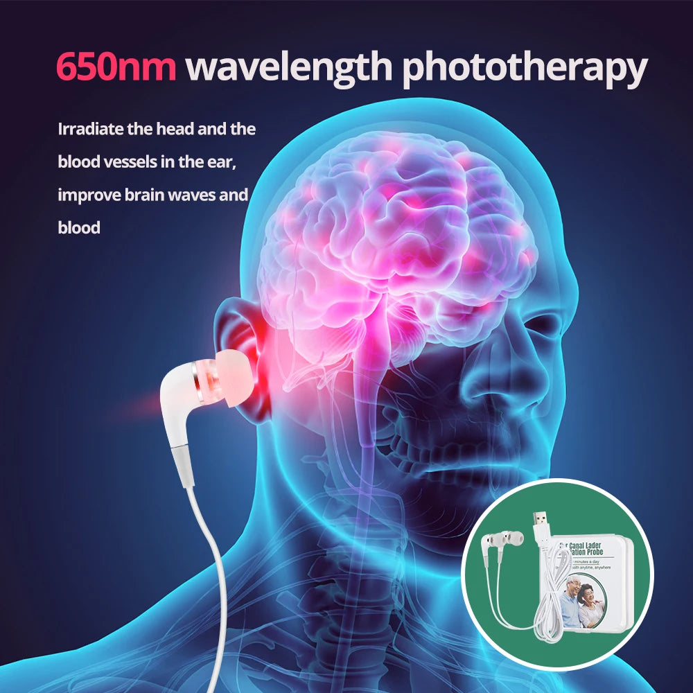 **Achieve Optimal Health with Our Ear Laser Therapy Device – 50nm Irradiation for Enhanced Balance, Lower Blood Pressure & More!**