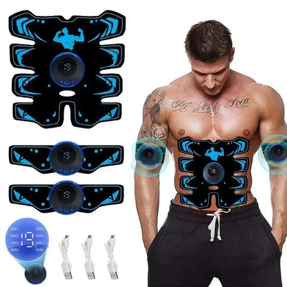 "Achieve Your Dream Physique with Gen2 EMS Muscle Stimulator – Smart 3-in-1 Electric Trainer for Abdominal & Arm Toning!"