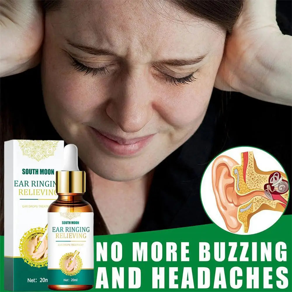 **Herbal Ear Drops for Tinnitus Relief – Combat Ringing, Discharge & Swelling Naturally – Embrace Clear Hearing with Ancient Chinese Remedies**