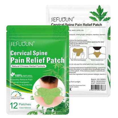 **Pain-Free Living Awaits: 100% Natural Wormwood Patch – Targeted Hot Compress for Cervical, Lumbar, and Knee Discomfort!**