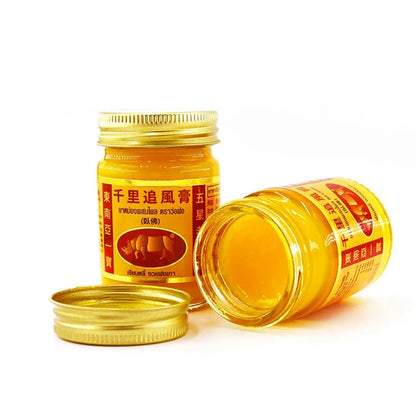 **Nature's Healing Touch: Thai Ginger Balm for Back Pain, Sprains & Bruises - Experience Soothing Relief Like Never Before!**