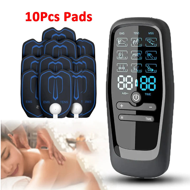 "Unlock Total Body Relaxation: EMS Professional Muscle Stimulation Device – Versatile TENS Unit with 6 Adjustable Modes for Effective Pain Management | Mini & Portable"