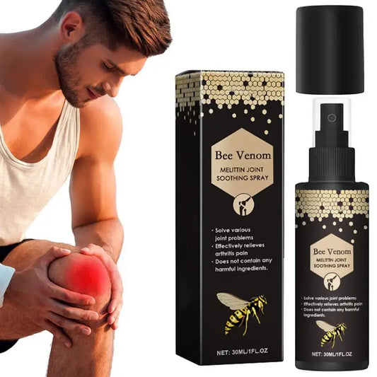 **Natural Bee Venom Joint Relief Cream & Massage Spray - Unlock Pain-Free Movement and Stronger Bones – Your Go-To Solution for Lasting Comfort and Care**