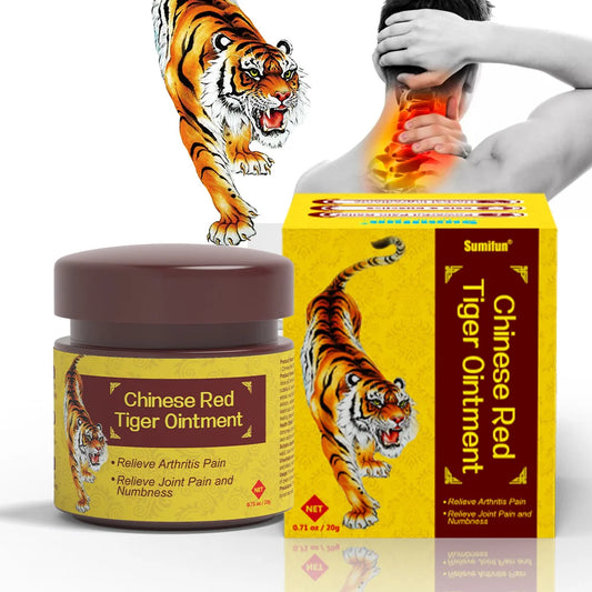 **Unlock Soothing Relief with 5 Bottles of Original Red China Tiger Balm - Alleviate Joint, Back & Headache Pain Naturally – Ideal for Rheumatism and Bug Bite Recovery!**