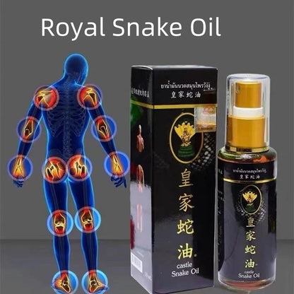 **Say Goodbye to Aches: Thailand Royal Snake Oil Spray for Instant Arthritis & Back Pain Relief | 50ml of Therapeutic Bliss!**