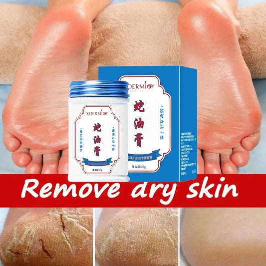 **Revitalize Your Feet: Herbal Anti-Crack Foot Cream for Deep Moisturization & Exfoliation – Say Goodbye to Dry, Cracked Heels!**