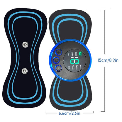 "Revitalize Your Day with Our 8 Modes Neck Massager - Rechargeable, Remote-Controlled EMS Pulse Therapy for Quick Muscle Recovery & Total Relaxation!"