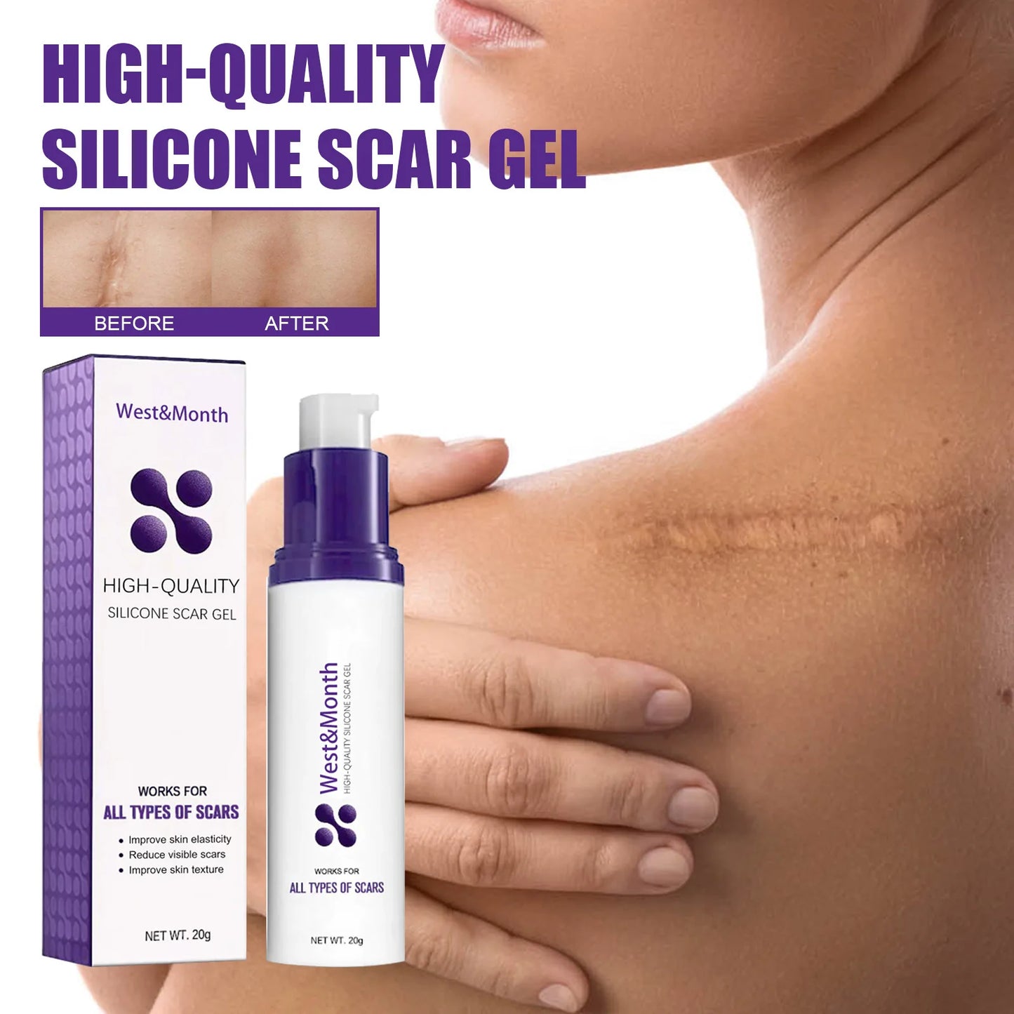 **Erase Scars Fast: Advanced Herbal Gel for Acne & Burn Recovery – Nourish and Brighten Your Skin with Every Application!**