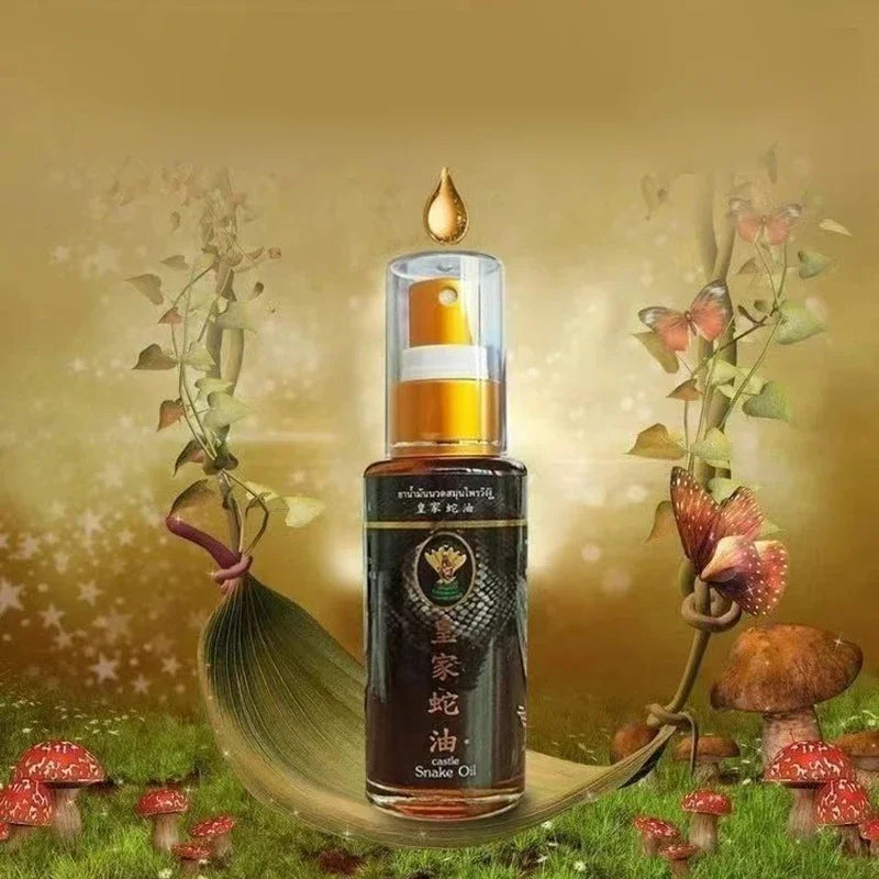 **Say Goodbye to Aches: Thailand Royal Snake Oil Spray for Instant Arthritis & Back Pain Relief | 50ml of Therapeutic Bliss!**