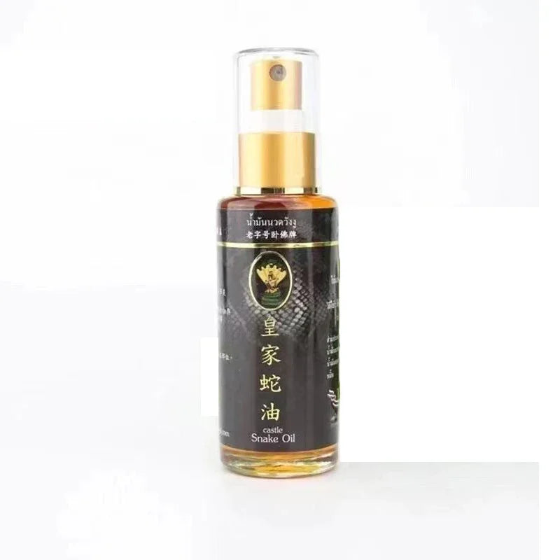 **Say Goodbye to Aches: Thailand Royal Snake Oil Spray for Instant Arthritis & Back Pain Relief | 50ml of Therapeutic Bliss!**