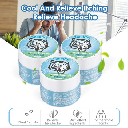 **Revitalize Your Skin with Authentic White Tiger Mint Ointment – Ultimate Cooling Cream for Dryness, Itch Relief & Insect Bite Prevention!**