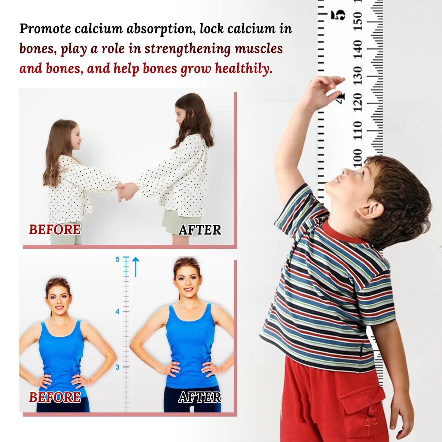 "Achieve New Heights Naturally with Herbal Body Growth Patches! Innovative Foot Stickers for Enhanced Height in Adults & Children – Step into a Taller Future!"