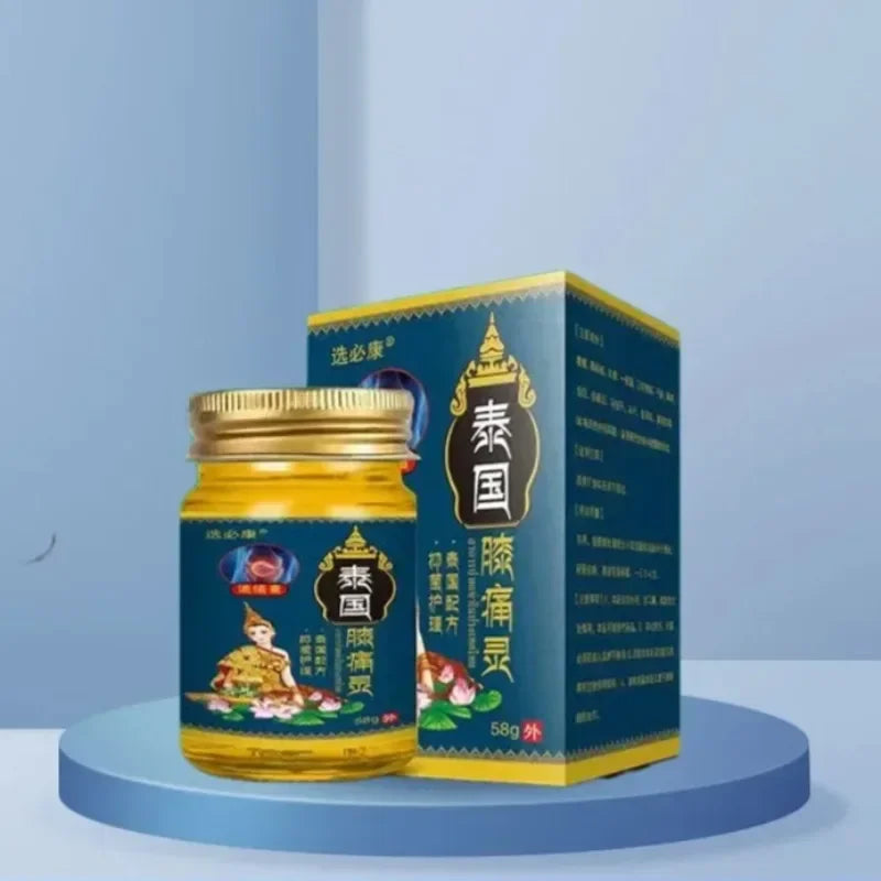 **Unlock Comfort & Flexibility: Premium Herbal Thai Knee Pain Cream for Effective Relief and Enhanced Blood Flow – Feel the Difference!**