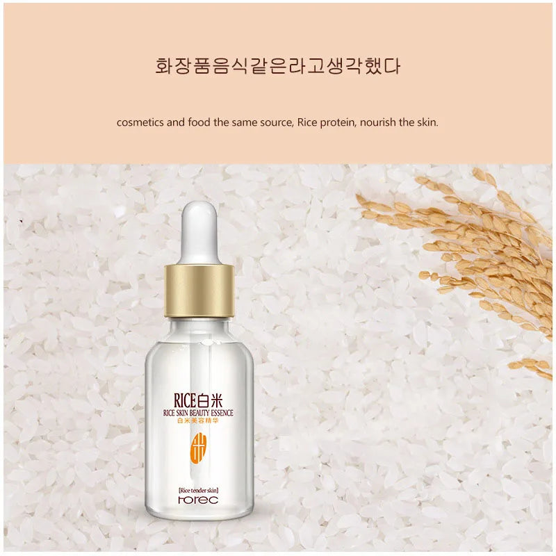 **Youthful Glow White Rice Serum - Target Wrinkles & Enlarged Pores! Brightening Formula for Radiant Skin Care That Rejuvenates and Restores Confidence**