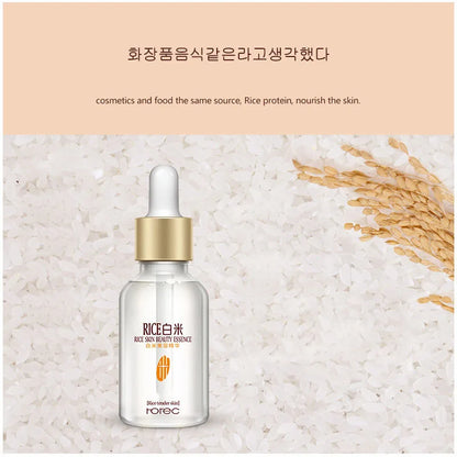 **Youthful Glow White Rice Serum - Target Wrinkles & Enlarged Pores! Brightening Formula for Radiant Skin Care That Rejuvenates and Restores Confidence**