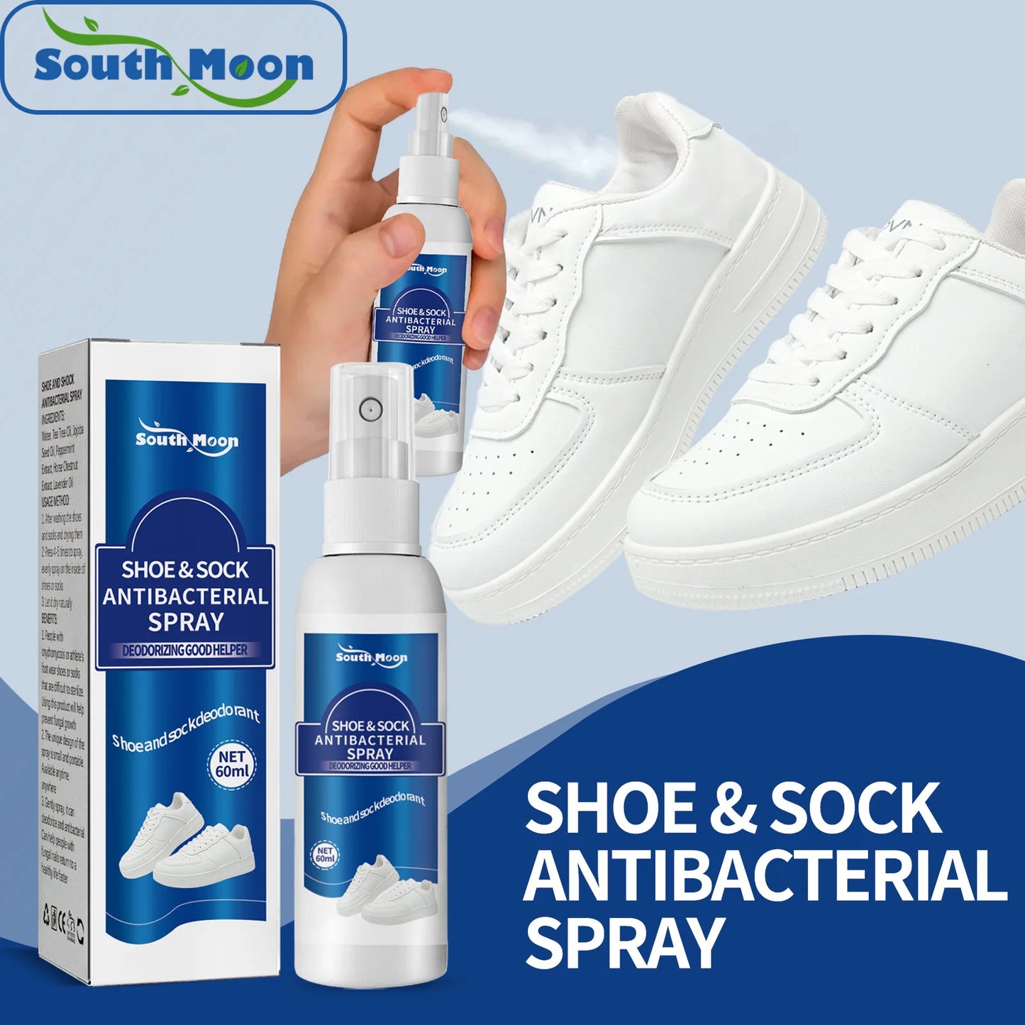 **Say Hello to Happy Feet! Antiperspirant Spray for Effective Tinea Relief & Odor Control - Embrace Comfort and Confidence Anywhere!**