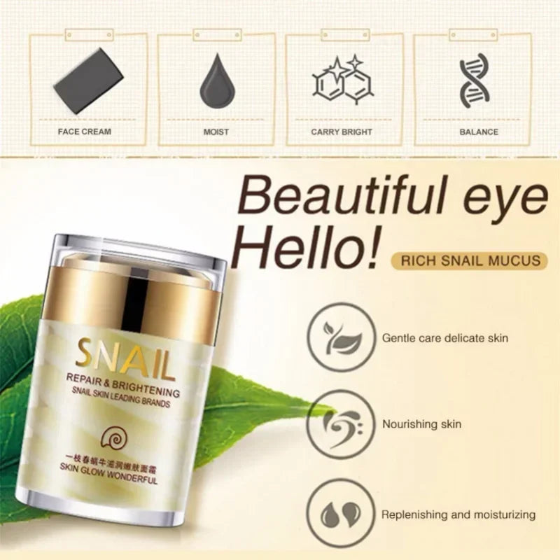 **Revitalize Your Skin with Snail Collagen Anti-Aging Serum – Deep Hydration & Firming Power for a Bright, Youthful Complexion – 60g**