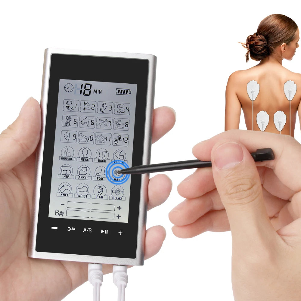 **Experience the Future of Pain Relief: Gen3 EMS Electric Muscle Stimulator - Versatile 24 Modes & 4 Outputs | Elevate Your Physiotherapy Game at Home!**